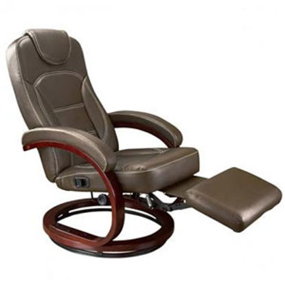 Picture of Lippert Thomas Payne Collection Brookwood Chestnut PolyHyde (TM) Reclining Eurochair 3477222 03-2091                         