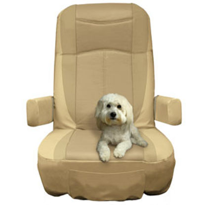 Picture of RV Designer  Tan Seat Cover w/ Gripfit Design C793 03-2101                                                                   