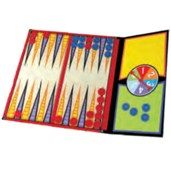 Picture of Poof-Slinky Ideal (R) Magnetic-Go Backgammon Board Game For 2 Players Ages 5 And Up 8-32507TL 03-2266                        