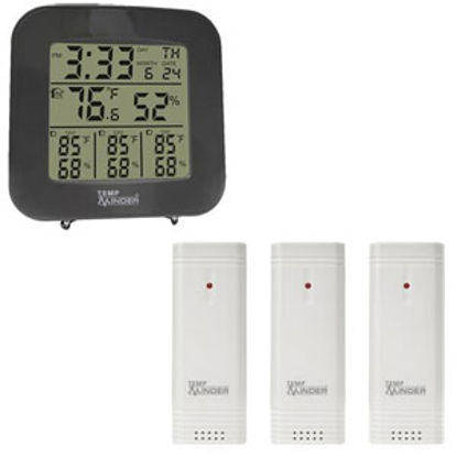 Picture of 4-Zone Interior/Exterior Temperature/Humidity Monitor MRI-333MX 03-2301                                                    