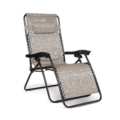 Picture of Camco  Tan Fern Gravity Folding Chair 51812 03-3607                                                                          