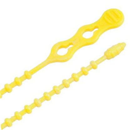 Picture of Marinco  15 Pack 12" Safety Yellow Beaded Cable Ties 45-12BEADYW 03-5035                                                     