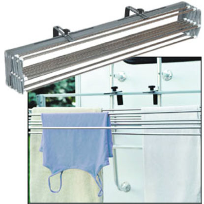 Picture of Smart Dryer  80"L x 36"D x 8"H Stainless Steel Clothes Line XCE0035 03-8501                                                  