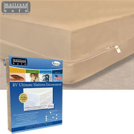 Picture of Mattress Safe Sofcover (R) Fawn Beige Waterproof Short King/King Mattress Protector CWU-7277.5 FN 03-9960                    