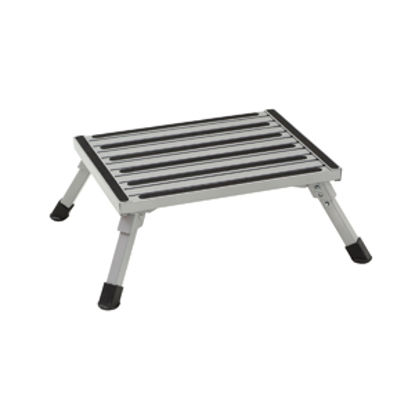 Picture of Stromberg Carlson  2-3/4 to 8"H Adjustable Aluminum Folding Step Stool PA-100 04-0208                                        