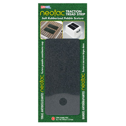 Picture of Top Tape NeoTac Black 4" x 9" Pebbled Trac Strip RE2611PK 04-0257                                                            
