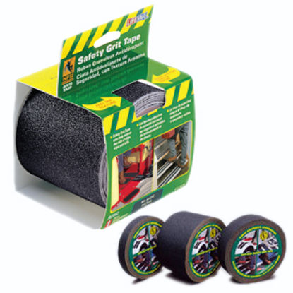 Picture of Top Tape Gator Grip (R) Black 1" x 60' Safety Grit Tape RE141 04-0259                                                        