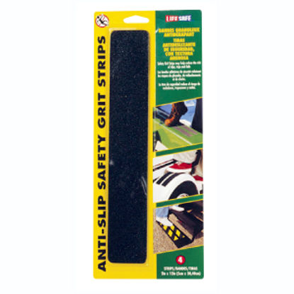 Picture of Top Tape Gator Grip (R) Black 2" x 12" Anti-Slip Safety Grit Strip RE624BL 04-0262                                           