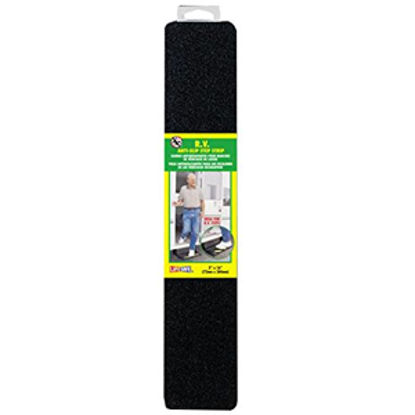 Picture of Top Tape Gator Grip (R) Anti-Slip Safety Grit Strip, Black, 3" x 16" RE627BL 04-0264                                         