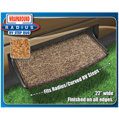 Picture of Prest-o-Fit Wraparound (R) Radius (TM) Harvest Gold 22" Entry Step Rug 2-0202 04-0319                                        