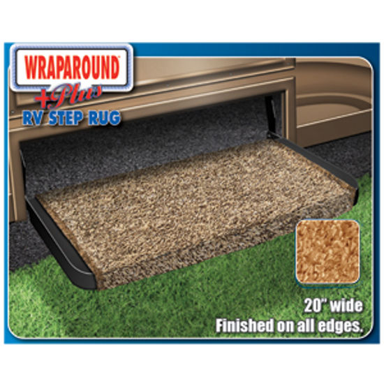 Picture of Prest-o-Fit Wraparound (R) Plus Espresso 20" Entry Step Rug 2-1070 04-0374                                                   