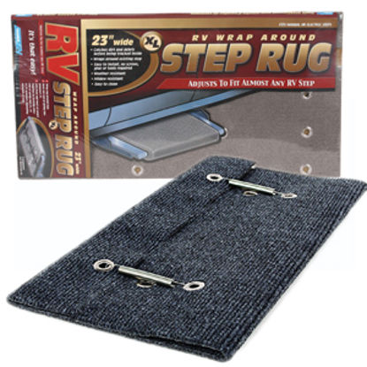 Picture of Camco  Gray XL Wrap-Around Step Rug 42935 04-0395                                                                            