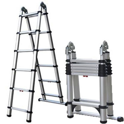 Picture of Telesteps Combination 6' Step 12' Telescoping Ladder 612TC 05-0028                                                           