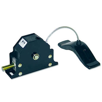 Picture of Lippert  Powder Coated Black Steel Spare Tire Hoist w/ 36" L Cable 159056 05-0064                                            