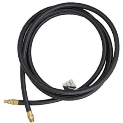 Picture of Marshall Excelsior  1/4" MNPT X QD Male Nipple X 60"L LP Feed Hose MER14TCMPQD-60 06-0033                                    