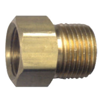 Picture of JR Products  1/4" IF x 1/4" MPT Brass LP Adapter Fitting 07-30035 06-0052                                                    