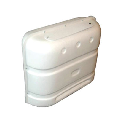 Picture of Icon  Polar White PE Double 20LB/30LB LP Tank Cover w/ Gas Valve Access 00386 06-0110                                        