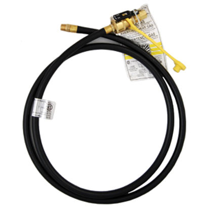 Picture of Marshall Excelsior  QD 1/4" FNPT With Cap X 1/4" MNPT X 72"L LP Feed Hose MER14TCQD-72 06-0218                               