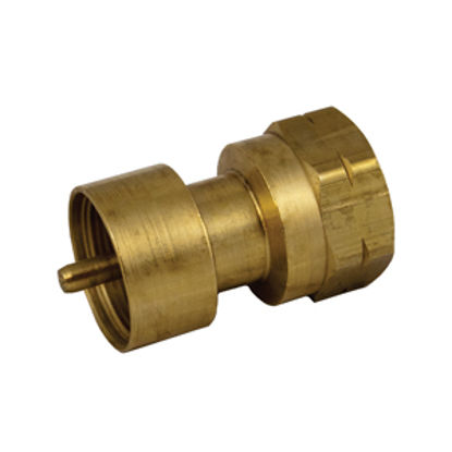 Picture of Marshall Excelsior  1"-20 FNPT Inlet x FPOL Outlet Brass LP Adapter Fitting ME487P 06-0231                                   