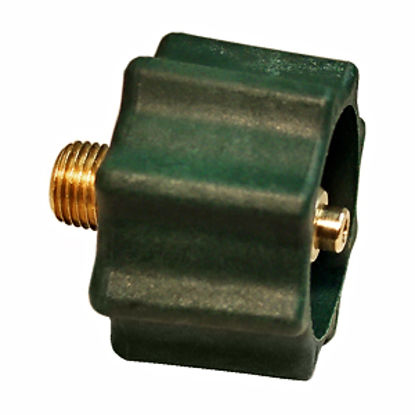 Picture of Marshall Excelsior  1-5/16"Female ACME x 1/4"MNPT LP Hose Connector w/ Shut Off ME518 06-0233                                
