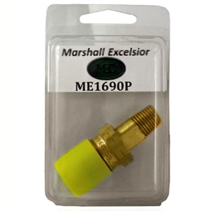 Picture of Marshall Excelsior Excess Flow POL x 1/4" MNPT Brass LP Adapter Fitting ME1690P 06-0261                                      