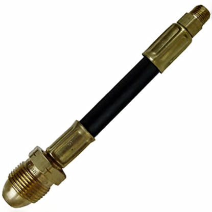 Picture of Marshall Excelsior Excess Flow Excess Flow Male POL w/ 7/8" Nut X 1/4" IF X 12"L LP Pigtail Hose MER401-12 06-0263           