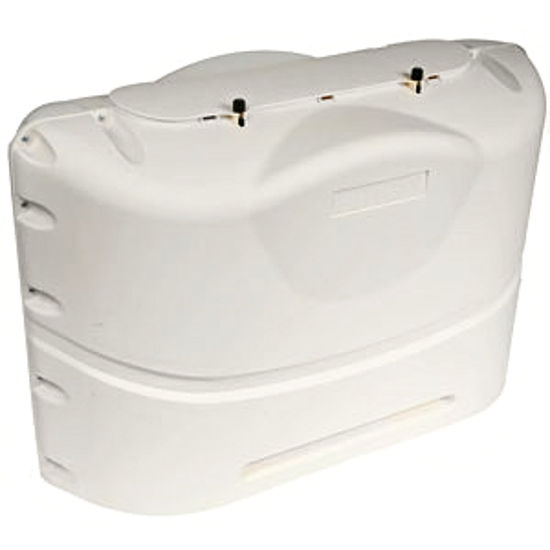 Picture of Camco  Colonial White Polyethylene Double 20LB LP Tank Cover 40525 06-0301                                                   