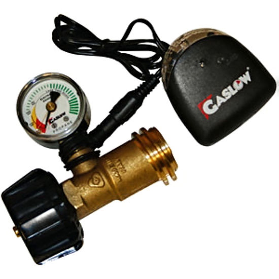 Picture of Cavagna Gaslow (R) Quick On ACME Inlet x Quick On ACME Outlet Remote LP Tank Gauge 66-C-290-0016 06-0385                     