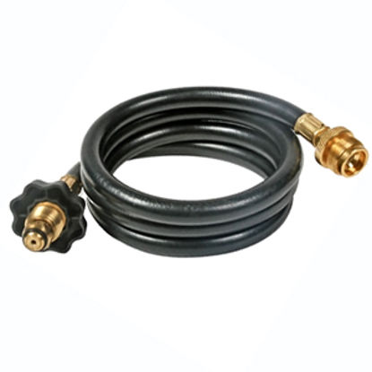 Picture of Camco Olympian Grill Male POL x 1"-20 Throwaway Cylinder Thread 12'L LP Grille Hose 59833 06-0467                            