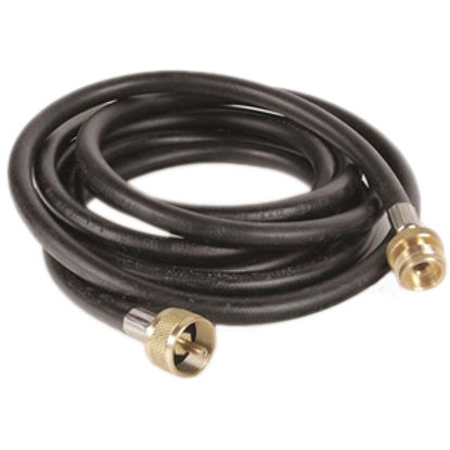 Picture of Camco  Male x 1"-20 Female Swivel 12'L Clamshell Package LP Feed Hose 59043 06-0493                                          