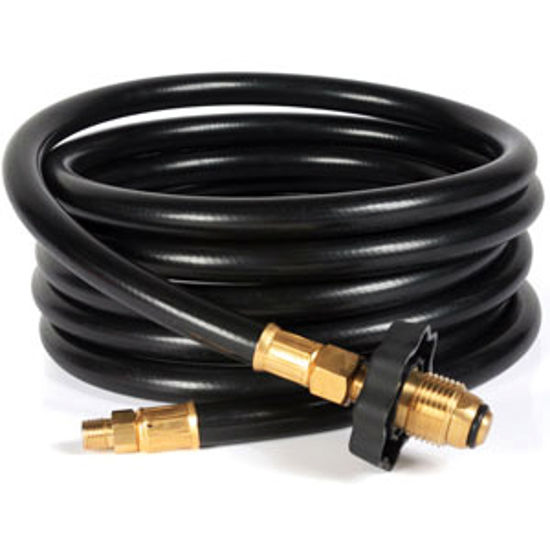 Picture of Camco  Excess Flow Soft Nose POL x 1/4" Inv Male Flare 12'L LP Feed Hose 59035 06-0550                                       