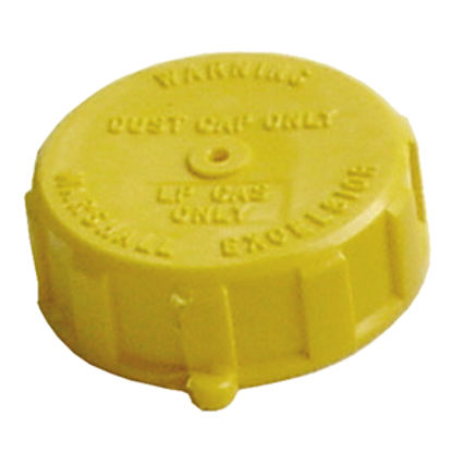 Picture of Marshall Excelsior  Yellow Plastic LP Tank Valve Cap ME109 06-0576                                                           