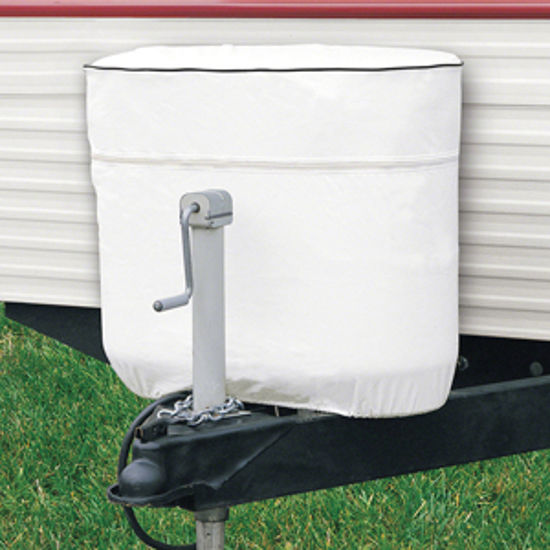Picture of Classic Accessories  Snow White Vinyl Double 20LB/5Gal LP Tank Cover 79720 06-0607                                           