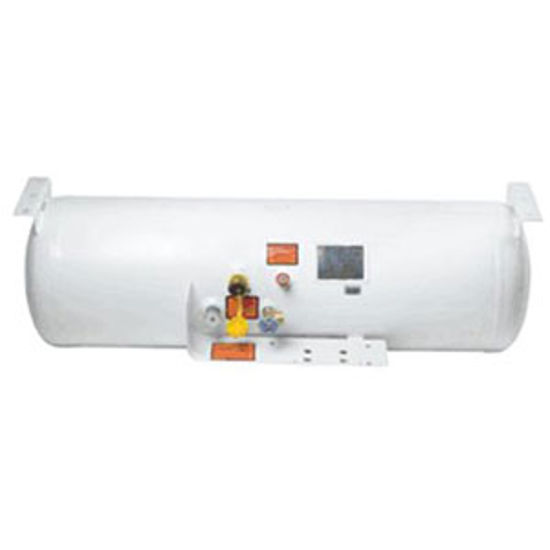 Picture of Flame King  12.2 Gal 28"L x 12"Dia ASME Permanent LP Tank w/ Valve  06-0614                                                  