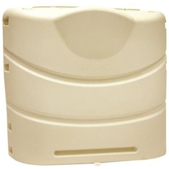 Picture of Camco  Colonial White Polyethylene Double 20LB/30LB LP Tank Cover 40532 06-0630                                              