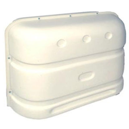 Picture of Icon  Polar White Polyethylene Double 20LB/30LB LP Tank Cover 00385 06-0644                                                  