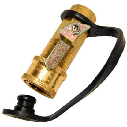 Picture of Marshall Excelsior  1/4" OD Coupler x 1/4" FNPT Brass LP Adapter Fitting ME-GMCL-4 06-0884                                   