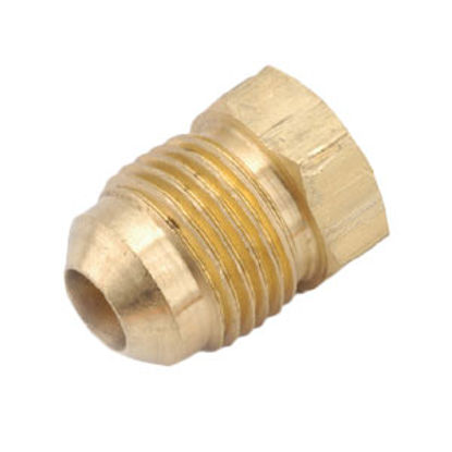 Picture of Anderson Metal LF 7439 Series Lead Free Brass 1/4" Fitting Plug 704039-04 06-1220                                            