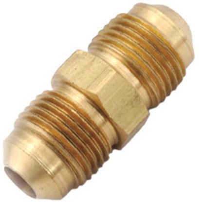 Picture of Anderson Metal LF 7402 Series 3/8" OD Tube 45 Deg SAE Flare Brass Fresh Water Straight Fitting 704042-06 06-1229             