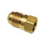 Picture of Anderson Metal LF 7406 Series 1/2" OD Tube 45 Deg SAE Flare x 1/2" FPT Brass Fresh Water Straight Fitting 704046-0808 06-1251