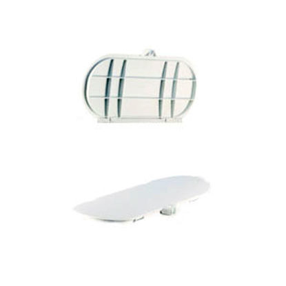 Picture of Camco  Polar White Hard Plastic LP Tank Cover Lid 40566 06-2252                                                              