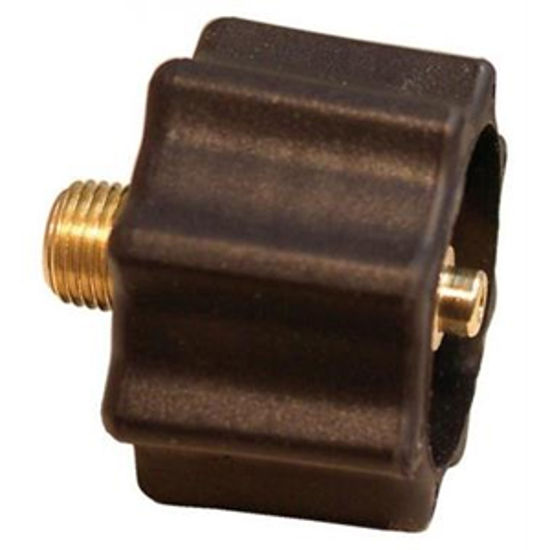 Picture of Marshall Excelsior  1-5/16"Female ACME x 1/4"MNPT LP Hose Connector w/ Shut Off ME517 06-2816                                