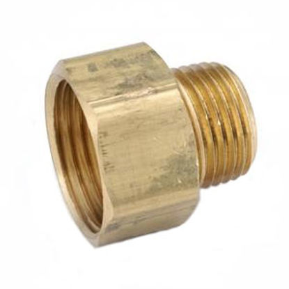 Picture of Anderson Metal LF 784GH Series 3/4" FGHT x 1/2" MPT Brass Fresh Water Straight Fitting 707484-1208 06-9216                   