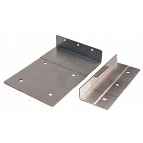Picture of JR Products  Stainless Steel Clothes Washer Bracket w/ Mounting Screws 06-11855 07-0032                                      