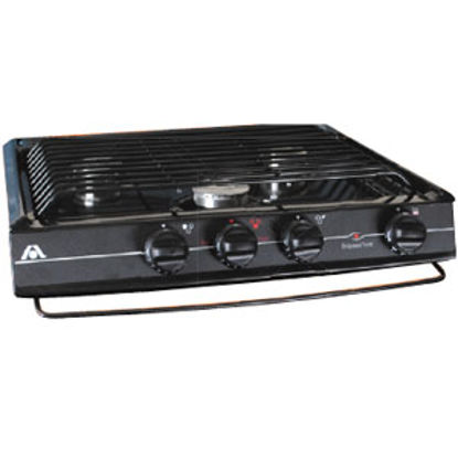 Picture of Dometic  Black 3-Burner Match Light Cooktop 52943 07-0047