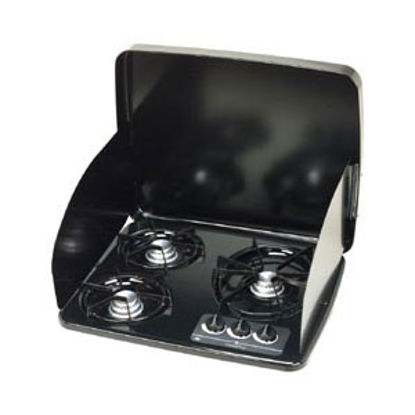 Picture of Dometic  Black Steel Stove Top Cover For Wedgewood Vision 2B Drop-In Cooktops 56458 07-0269