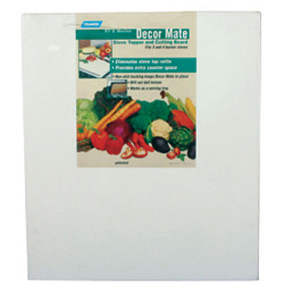 Picture of Camco Décor-Mate White Polyethylene Stove Top Cover 43707 07-0288                                                            