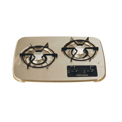 Picture of Suburban  2-Burner Match Light Drop-In Cooktop 2937AST 07-0325                                                               