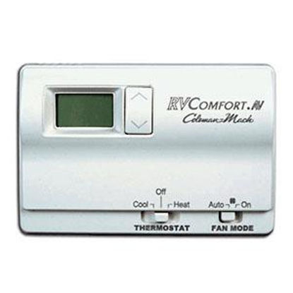 Picture of Coleman-Mach  White Single Stage Heat/Cool Digital Wall Thermostat 8330B3241 08-0036                                         