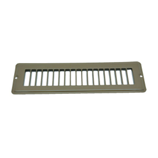 Picture of AP Products  Brown 2-1/4"W x 10"L Floor Heating/ Cooling Register w/o Damper 013-643 08-0156                                 